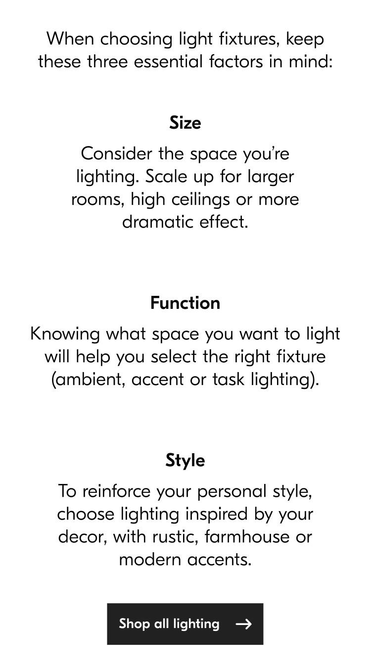 Shop all lighting